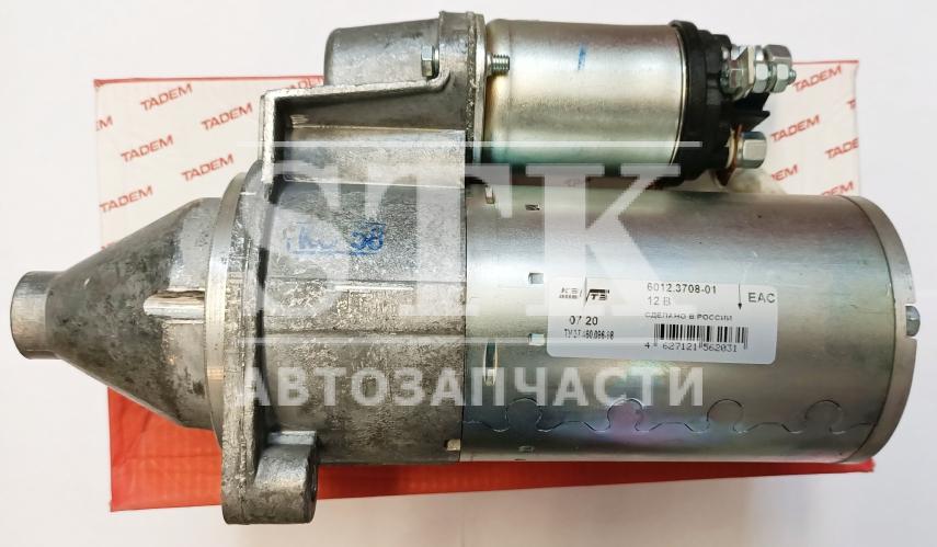 Стартер 6012.3708000-01 а\м ГАЗ-3105, ГАЗ-3104, ГАЗ-31029, ГАЗ-3302 с дв. ГАЗ-V5, типа ЗМЗ-406.10 -  2kw пр-во ЗИТ, КзатЭ г. Самара