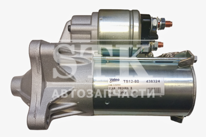 Стартер LADA LARGUS K4M 16кл \ RENO MEGANE - Valeo TS12-80, 8200266777 - Cargo 112218, 438128