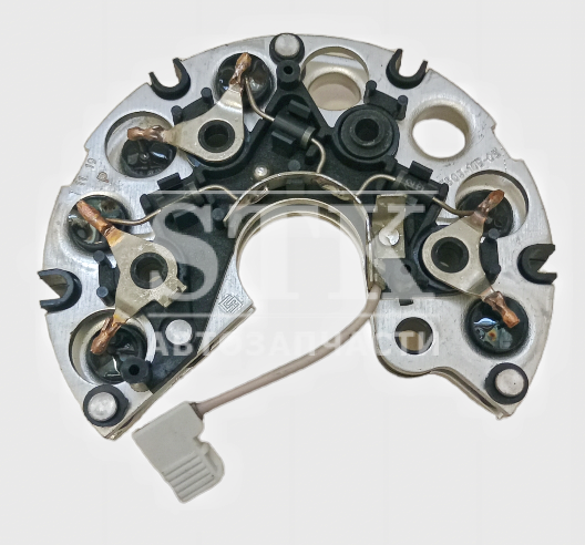 Мост диодный БВО 3-105-05 6 диодов и штекер от фазы 2,8 мм генератор 9412 ваз 21214 пр-во орбита саранск