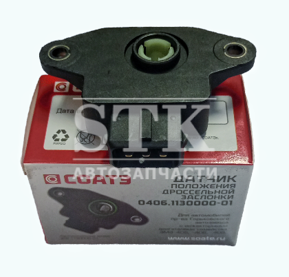 Датчик положения Дроссельной заслонки СОАТЭ 0406.1130000-01 а\м Газ -3110, Уаз 3160 - 31519 - 4213 - Патриот с дв.  406, 405, 409