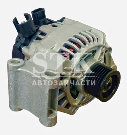 Генератор Ford Focus I / Focus II / Fiesta V  1.4i / 1.6i 80A ALF1340, 1070806, LG 1014 пр-во Megaamper